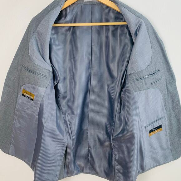 Elegant Men's Gray Suit - Picture 7 of 14